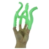 Set of 5 Green Silicone Finger Tentacle Puppets