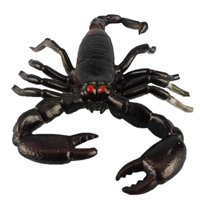Jumbo 7" Rubber Black Scorpion Novelty Prop