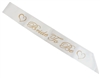 Bride To Be Ivory Satin Sash