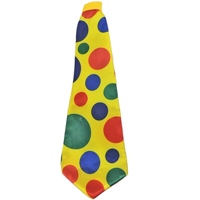 Jumbo Giant Polka Dot Clown Neck Tie