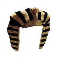 Egyptian Pharaoh King Tut Crown Plush Hat