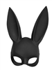 Novelty Giant Adult Deluxe Sexy Bunny Half Mask Black