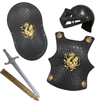 Black Gladiator Armor Set