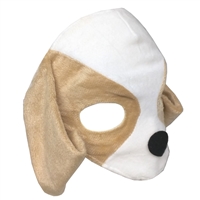 Childs Plush Puppy Dog Animal Mask