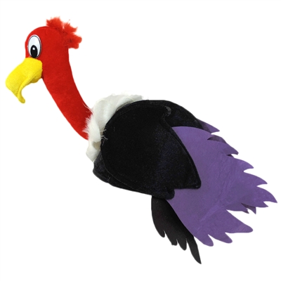 Over The Hill Plush Vulture Buzzard Novelty Hat