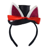 Cat Ear Mini Top Hat Headband