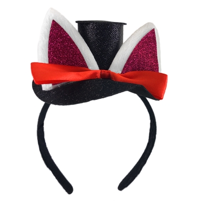 Cat Ear Mini Top Hat Headband