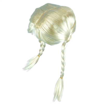 Blonde Inga Cowgirl Pigtails Halloween Costume Wig Small