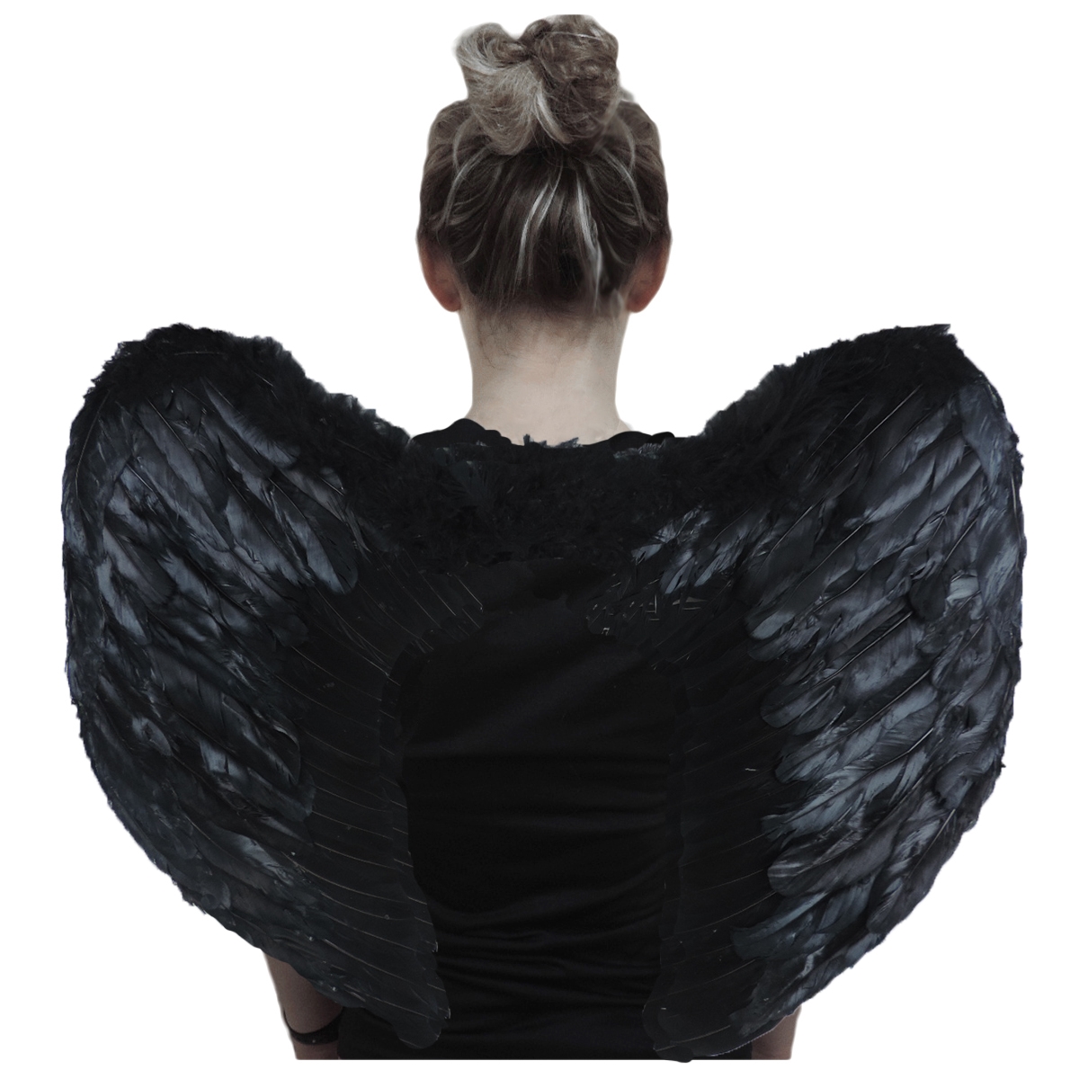 Download Black Fallen Angel Heaven Fairy Godmother Feather Wings