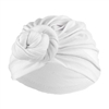 Vintage Look TURBAN Pleated Gypsy Costume Accessory WHITE