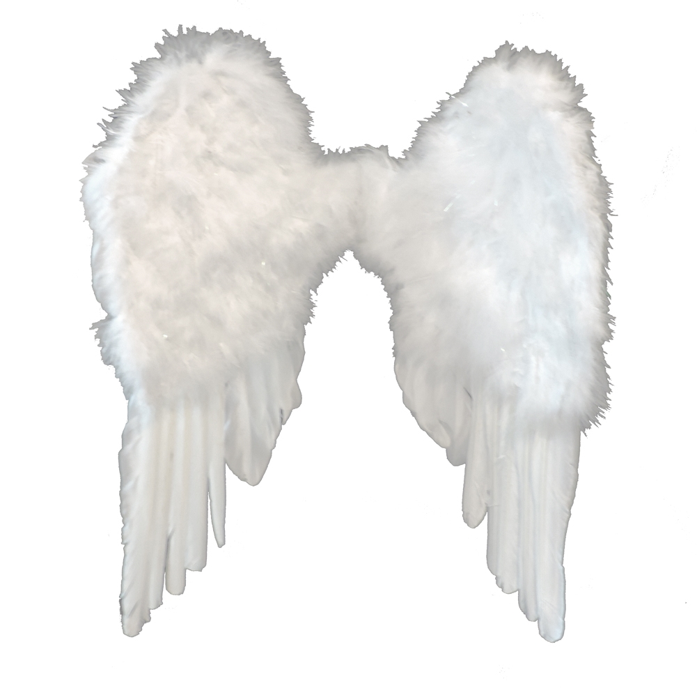 White Large Feather Angel Wings 